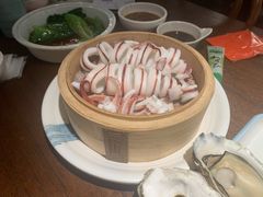 竹笼蒸鲜鱿-乔街深夜食堂·小龙虾·高压锅生蚝(杭州总店)