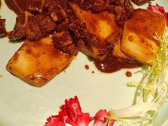 牛仔骨炒年糕-绿茶餐厅(布吉万象汇店)