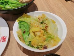 鸡汤灼生菜-泰煌鸡·上海白斩鸡·鸡汤面(万航店)