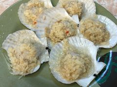 蒜蓉粉丝蒸超大元贝-贞姨美食·老字号海鲜大排档