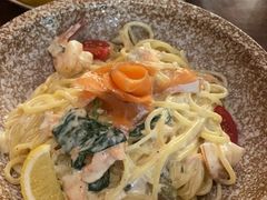 三文鱼意面-ibarrel爱杯·bistro&brunch(江宁路店)