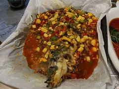 老坛纸包鱼-红辣椒·川菜·火锅(张杨路店)