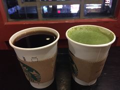 美式和抹茶拿铁-星巴克臻选(北京前门大街店)