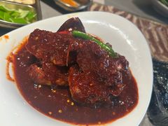 -草家酱蟹炭火烤肉店(珲春南路一店)