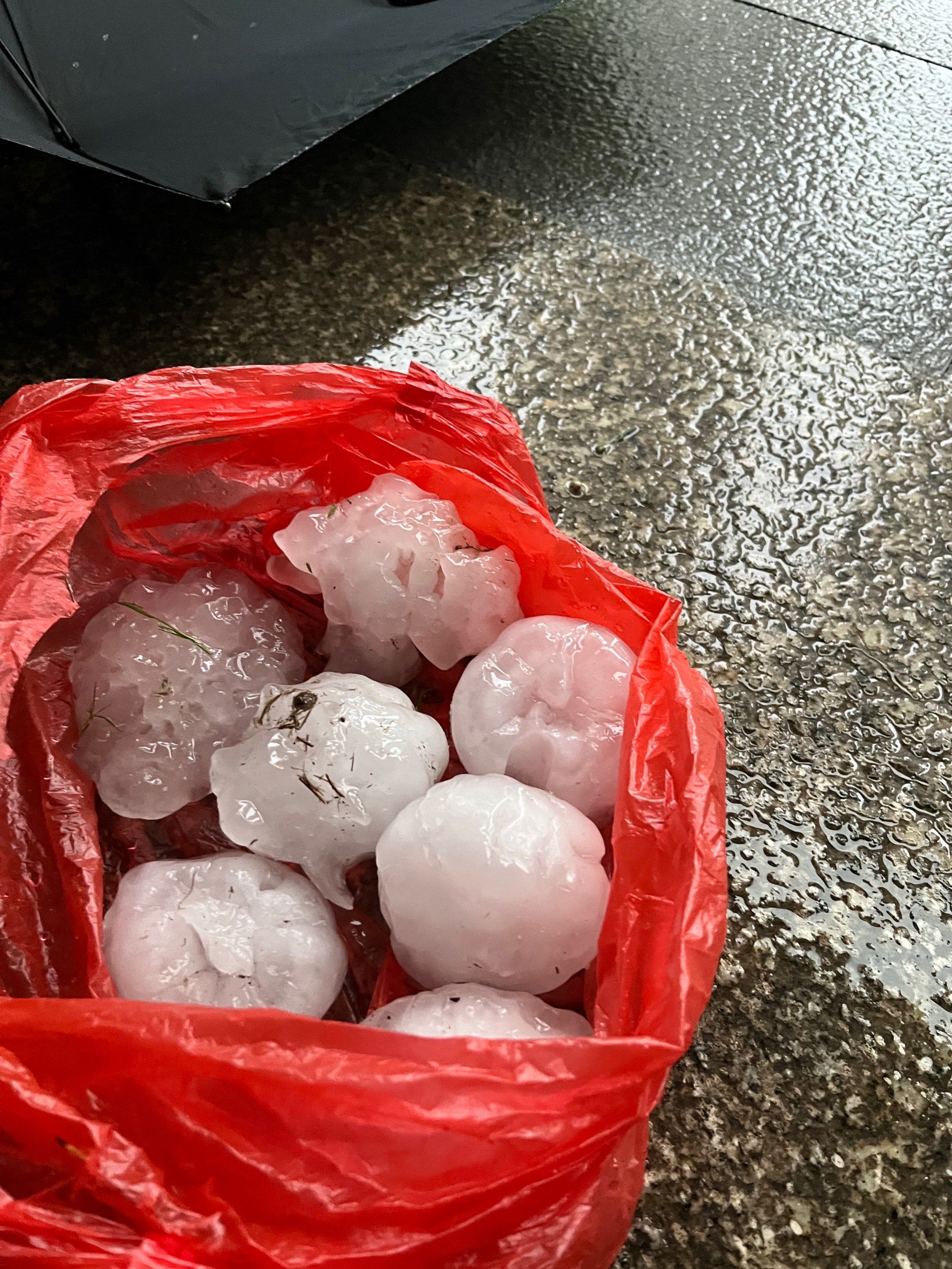 增城朱村下冰雹