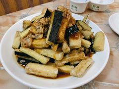 蛤蜊肉拌茄子-华春餐馆(鱼山路店)