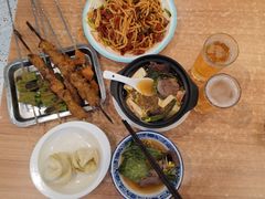 -白阿婆过油肉拌面·大盘鸡