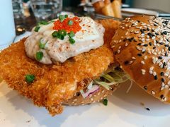 香炸鱼排汉堡-Lets burger非常汉堡·环球风味(蓝色港湾店)
