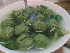 翡翠圆子汤-柏合黄记豆腐皮饭店