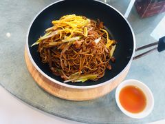 牛油肉丝炒面-白天鹅宾馆-宏图府餐厅