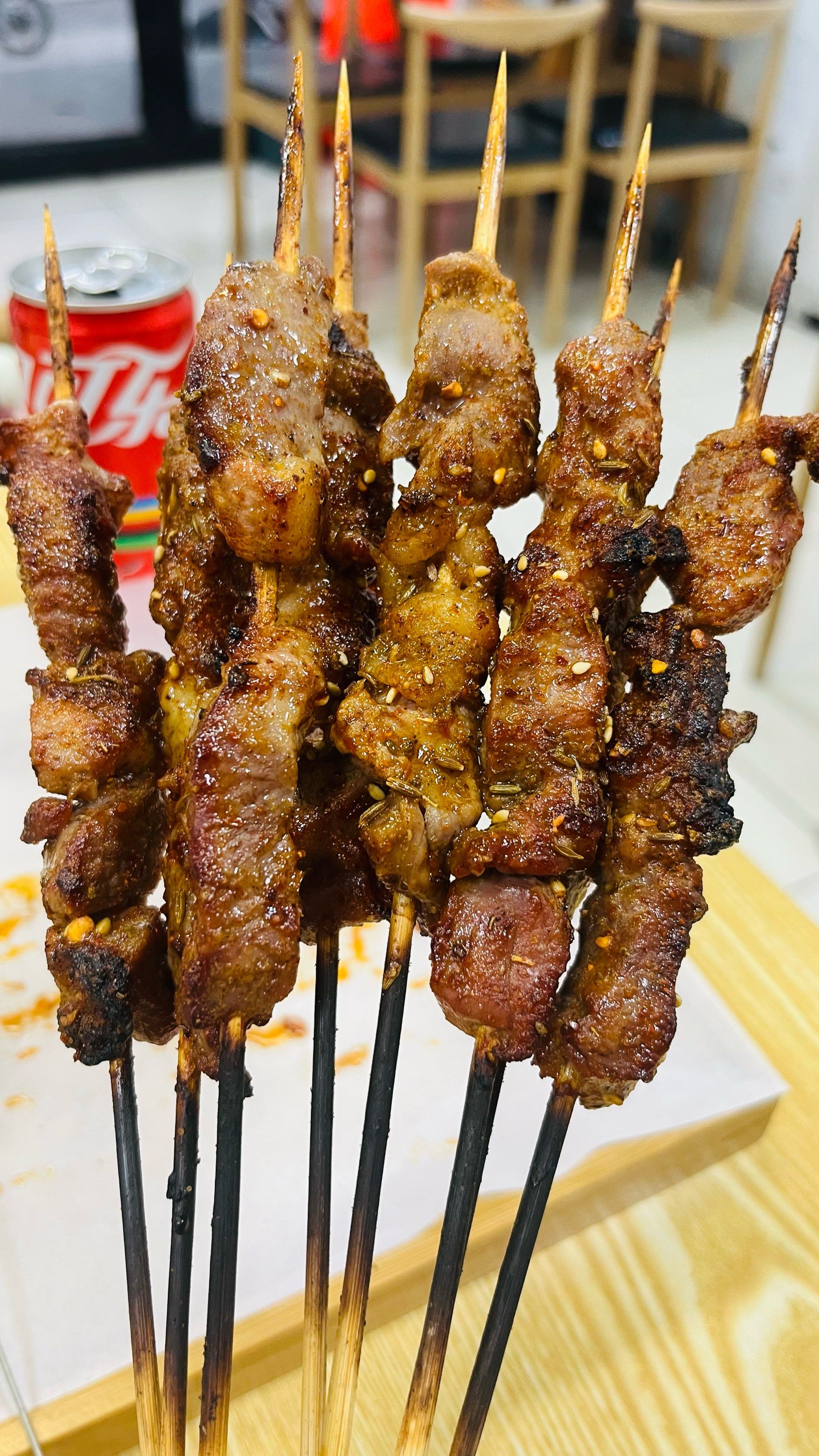 来自羊肉串的夜宵诱惑