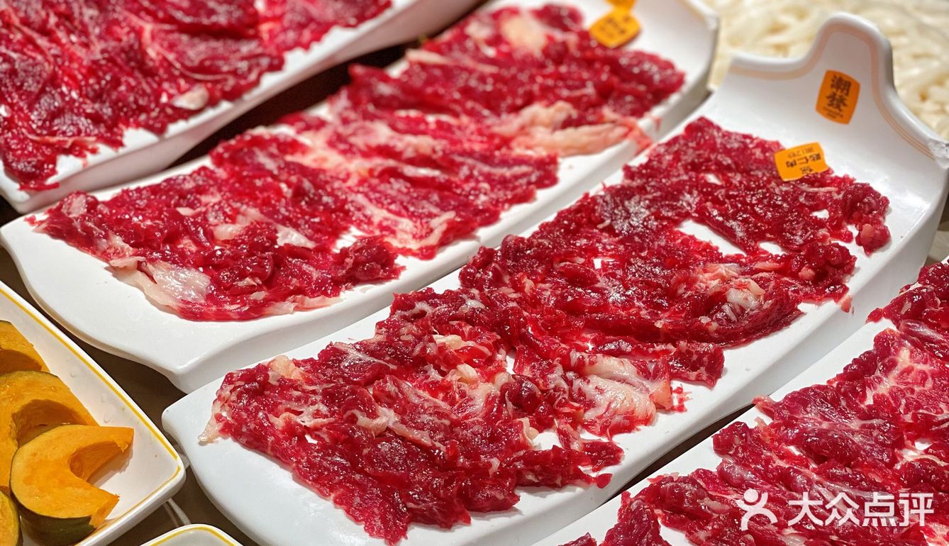 惊呆了！番禺巨大形潮汕牛肉火锅现场！