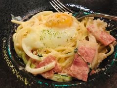 意大利卡邦尼意粉配温泉子蛋-清漫·派对音乐餐吧(市桥店)