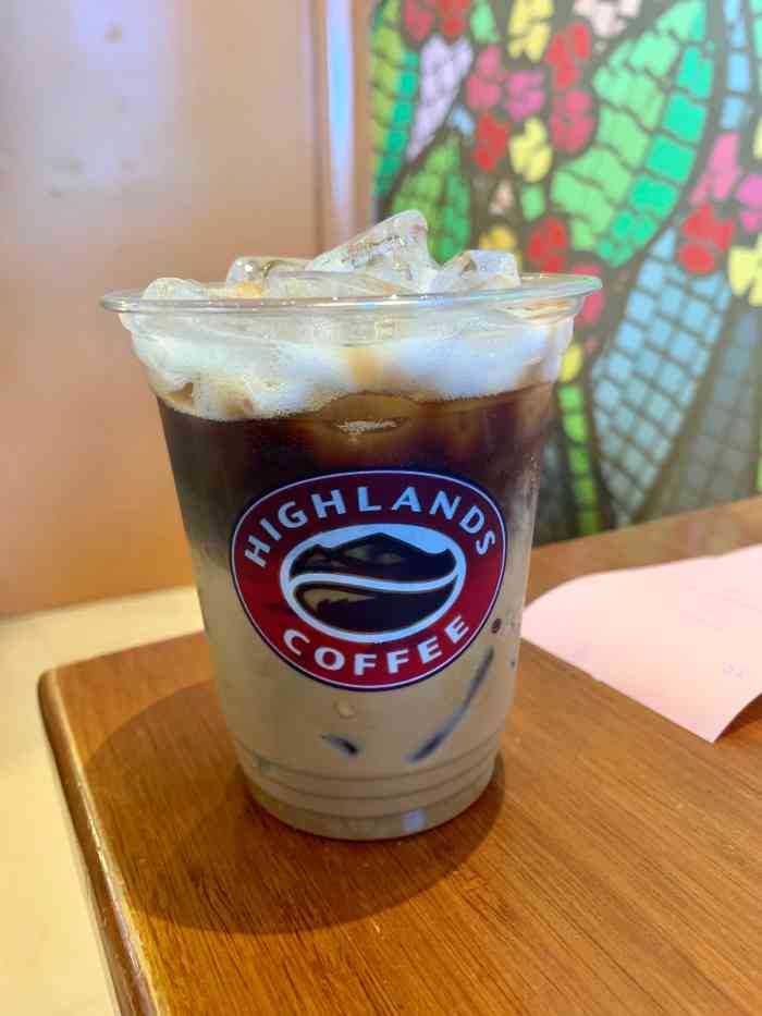 highland coffee-"满大街都是的越南咖啡有炼乳的味道,甜甜.