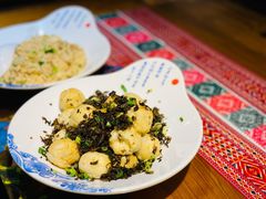酸菜炒汤圆-侯家庄阿才有品私房菜馆