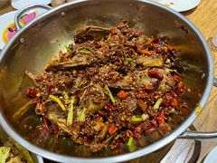 爆辣干锅鸭头-安诚居干锅鸭头(八角店)