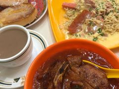 培根芝士火腿捞丁加蟹柳-華歡冰室-WahFoon(吉大店)