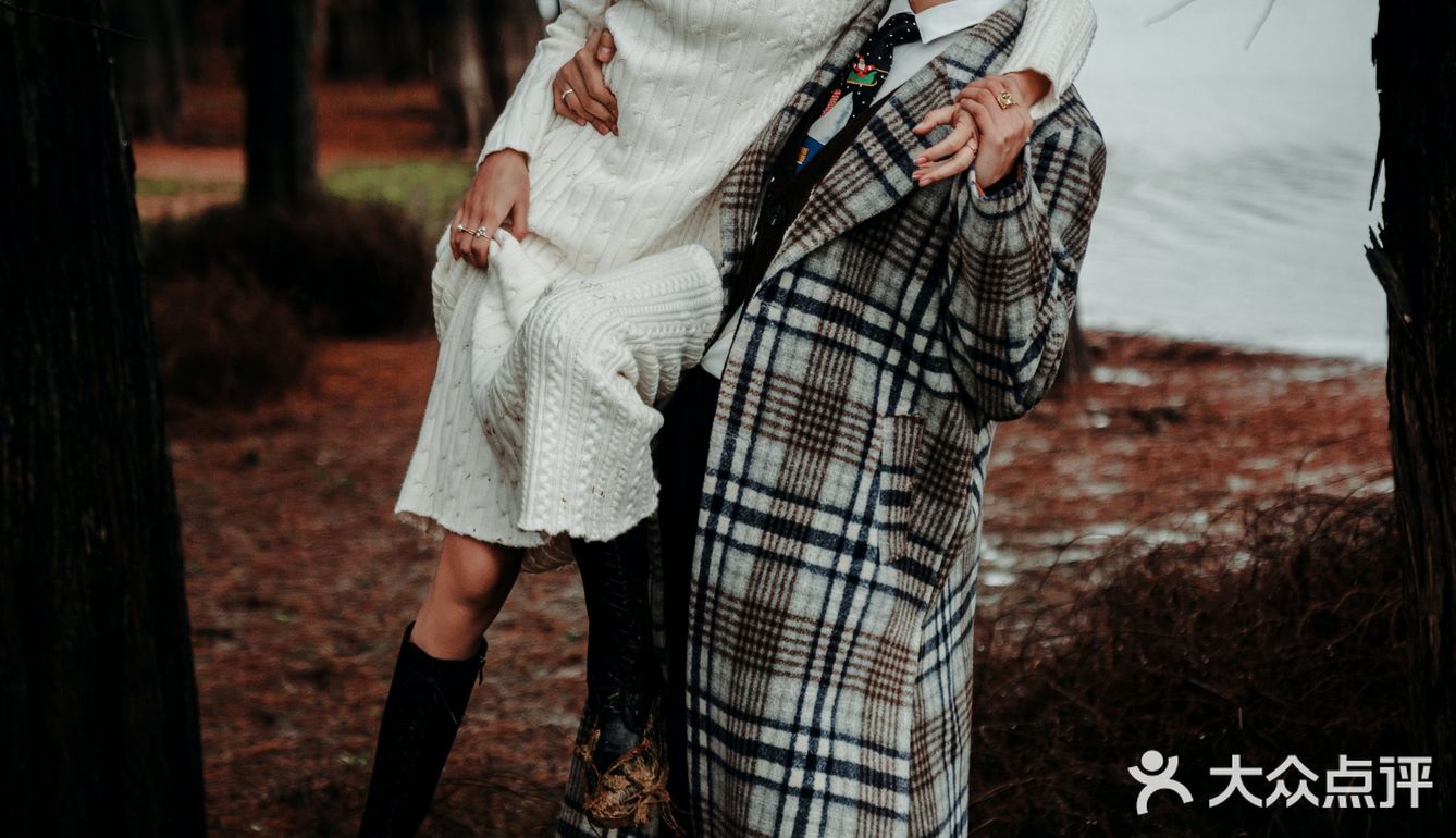 秋意红杉林婚纱照🍂如痴如画，美得动魄惊心！