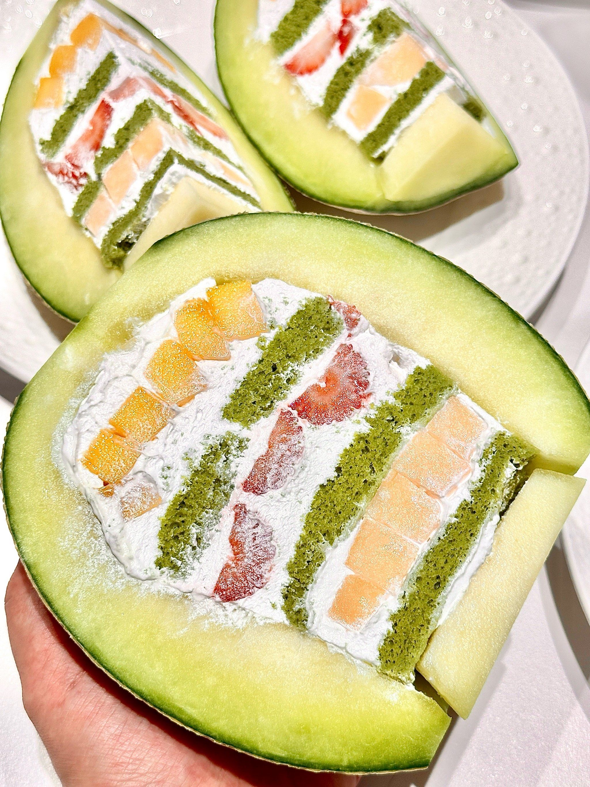 卧!卧!这是谁家才有的蜜瓜蛋糕啊