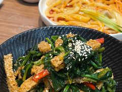 菠菜拌面筋-贯贯吉·清真餐厅(浙江中路店)