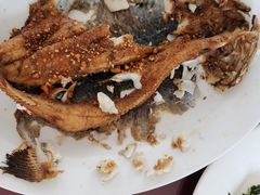 -北京龙庆四季香农家饭庄·灶台鱼·碳烤虹鳟鱼(龙庆峡店)