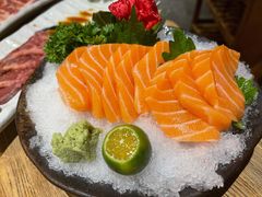 三文鱼9切-御牛道日式烤肉料理(杭州万象城店)