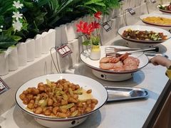 自助取餐区-豪食披萨烤肉自助(保定商场店)