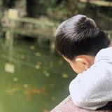 陪儿子上去也不敢拍照，腿软厉害！