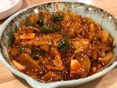 泡菜炒鱿鱼-쌍화점 霜花店·朝鲜族料理(徐家汇店)