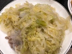 涮好的酸菜-仁和四季涮肉馆(天坛南门店)
