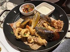 意大利传统炸海鲜拼盘-at cafe 意大利餐厅(集美店)