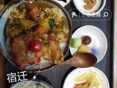 单人咖喱鸡排饭套餐-千叶寿司创意融合料理(水韵城店)