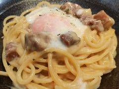 奶油培根意大利面-斯比特花园西餐厅(东方商厦店)