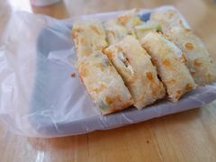 芝士肉松蛋饼-芳林早餐