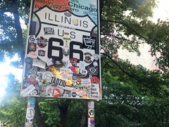 -66号公路起点牌