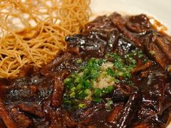 响油鳝丝配上海两面黄-海味观(老西门店)