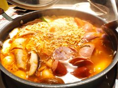 部队年糕火锅-七八冷面·延边朝鲜族美食(圣熙八号店)