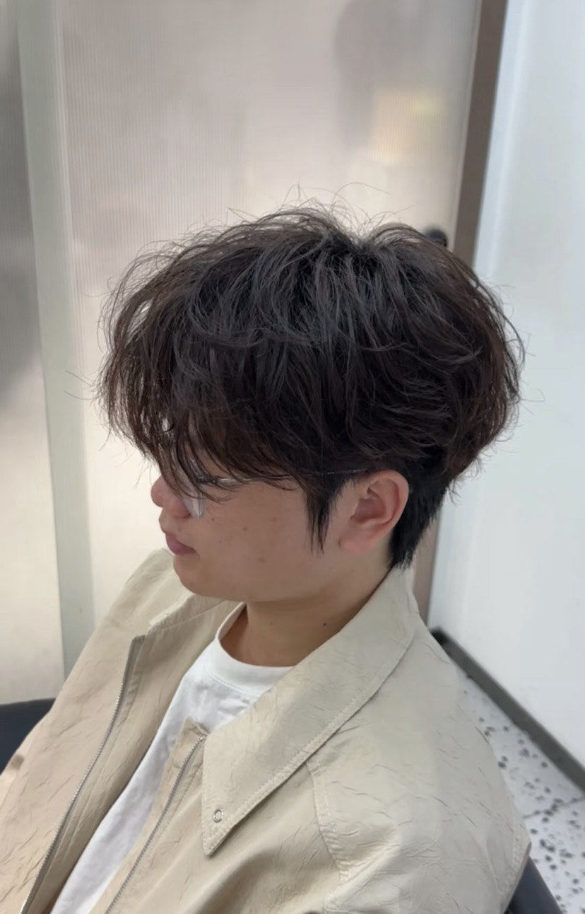 男生纹理碎盖
