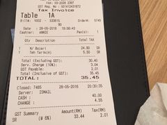 账单-关夫人餐厅(阳光广场店)