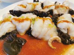 陈皮葱花蒸多宝鱼-利苑酒家(金宝店)