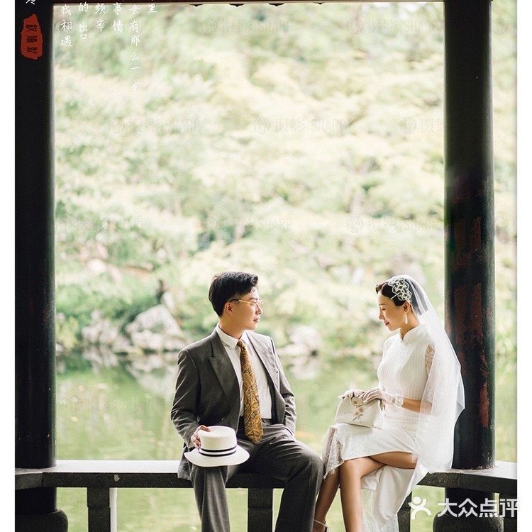 这样的民国风婚纱照♥是你中意的风格吗