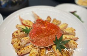 Cheese-Baked Snow Crab