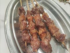 碳烤羊肉串-手抄板凳江南菜(湖滨商业街店)