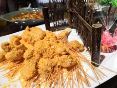 -东来菜馆•手抓海鲜家常菜•海鲜锅贴(鸽子窝店)