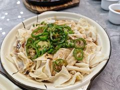 白灼腐竹-银峰农庄·特色烧鸡·鲜无花果浸鸡