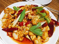 辣炒牛蛙-潮庭·大连海鲜·炭火烧烤·扇贝王(大连店)
