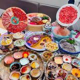 天津探店❗️滨江道土货火锅❗️甜品一次吃32道❗️
