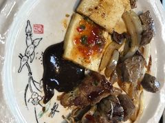 肥牛金针菇卷配泰国蒸米饭-大成铁板烧•板前(复古餐厅石老人店)