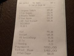 账单-FLAIR顶层餐厅酒吧(浦东丽思卡尔顿酒店)
