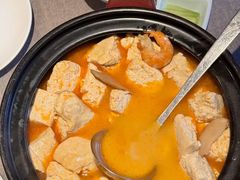松茸虾汤老豆腐-花家怡园(四合院总店)